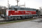 Indiana Railroad's Santa Train lead by a CF7