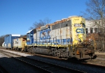 CSX Y111 tied up a the depot