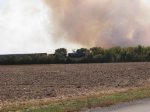 CSX 7867 and field fire