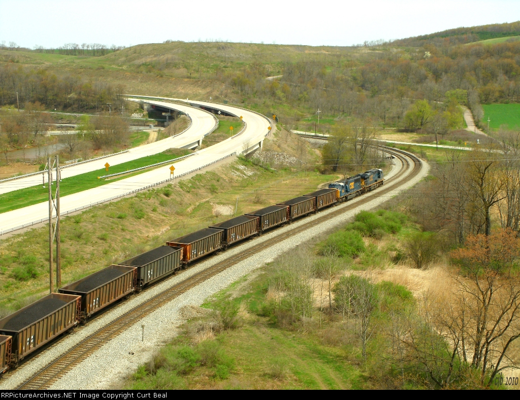 CSX coal train helpers