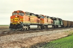 Westbound empty coal train