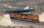 BNSF 7381 - Silverwood, Cajon Pass, CA - 11/13/10