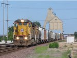 UP 9097 at the DeKalb coaling tower.