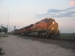 WB intermodal train taking the high speed switch at around 55mph