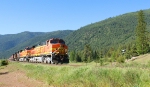 BNSF 4861 passing the 'barn'