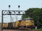 DP power UP 6606 headding WB on the mty coal train