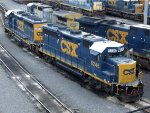 CSXT EMD GP40-2's 6246 & 6245