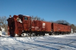 BN 972559 - 972572, Rotary Snow Plow and Power Unit, awaiting the pusher power