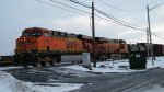 BNSF on a CSX Manifest switching crews