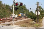 CSX 4812 leads a coal train onto the Cross Sub. @ Cross Jct.