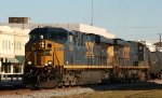 CSX 5499 leads train Q447 through town