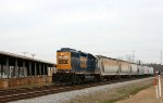 CSX 6001 leads train Y122 back to the yard