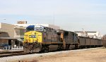 CSX 458 leads a coal train southbound