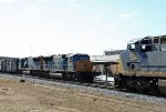 CSX 458 on a southbound train meets CSX 4736