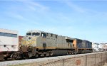 CSX 5213, still in primer, heads northbound