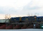 CSX 9993 & 9992 lead the executive train northbound early in the morning