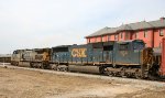 CSX 784 & 300 pass the station