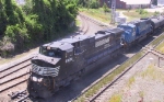 NS 8904 leads train 350 across Boylan Junction