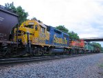 110806019 Eastbound BNSF Manifest Waits In The Siding