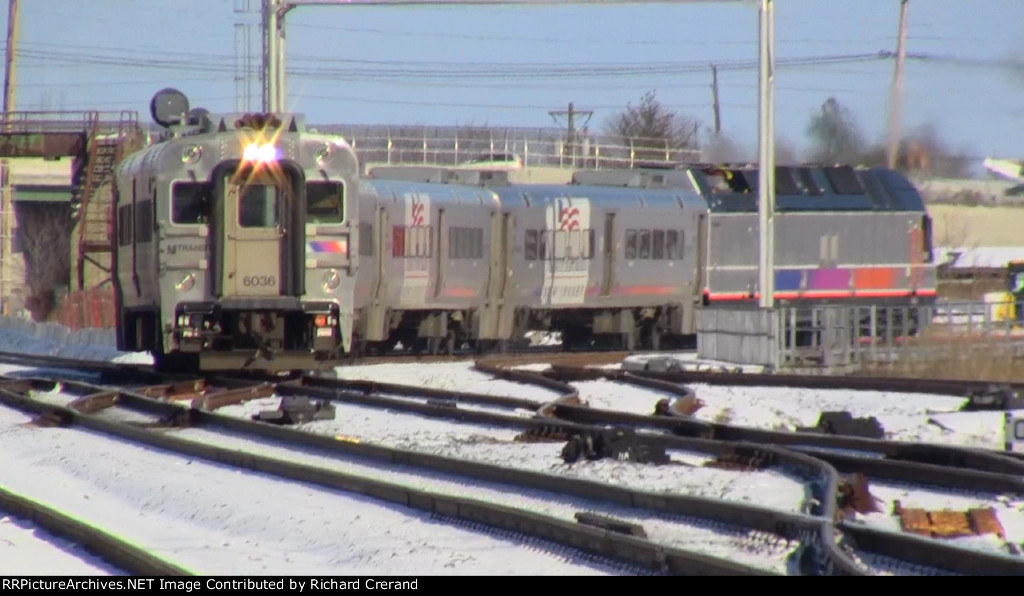 Cab Car 6036 Entering the Pascack Valley Line