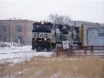 NS #9073 And NS #8850 Across The Underpass