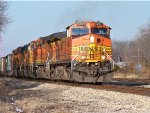 BNSF #5497 Leading A Southbound Baldwin Coal