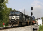 NS 285 heads south after a meet