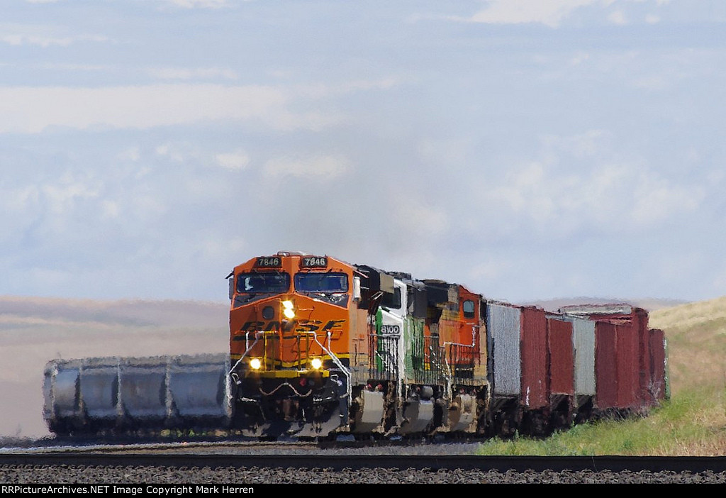 BNSF 7846 West