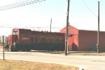 MDDE 2632 going into the shed at Selbyville,De