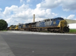 SB freight Q541 with ex Ohio Central GE's in tow