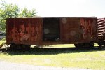 One of two C&O boxcars at the COHS