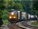 CSX Q439 holding on the main so Q268 vcan get some running room