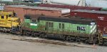 BNSF SD9 retired at Northtown MN in 2007.