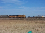 UP 9767 passes CSX 7333