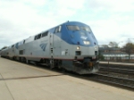 The God of the West Wind. Train 5 the California Zephyr Departing Naperville