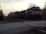 NS 9663 Leads an Eastbound Intermodal