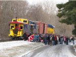 Santa greets the crowd