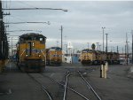 Locomotives in the Oakland Yard