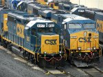 CSXT EMD GP38-2S 6157 & GE ES44AC 751