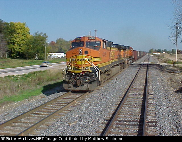 From The Nose of BNSF 7013