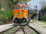 BNSF Pushing Coal Train East