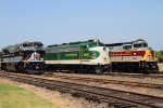 Wabash and Lackawanna units pose with the Southern E8