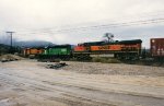 BNSF 1106 Mid-train helpers