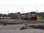 CSX 7550 leads a very nice 5-unit consist down the Coach Lead with Q334-08