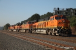 BNSF 6757 rest after delivering a Z-Train