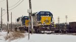 CSX SD40-2 Locomotive in the yard