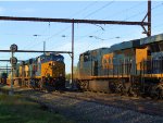 CSX 3056 Q191 Meets CSX 931 Q410 at CP TRENT