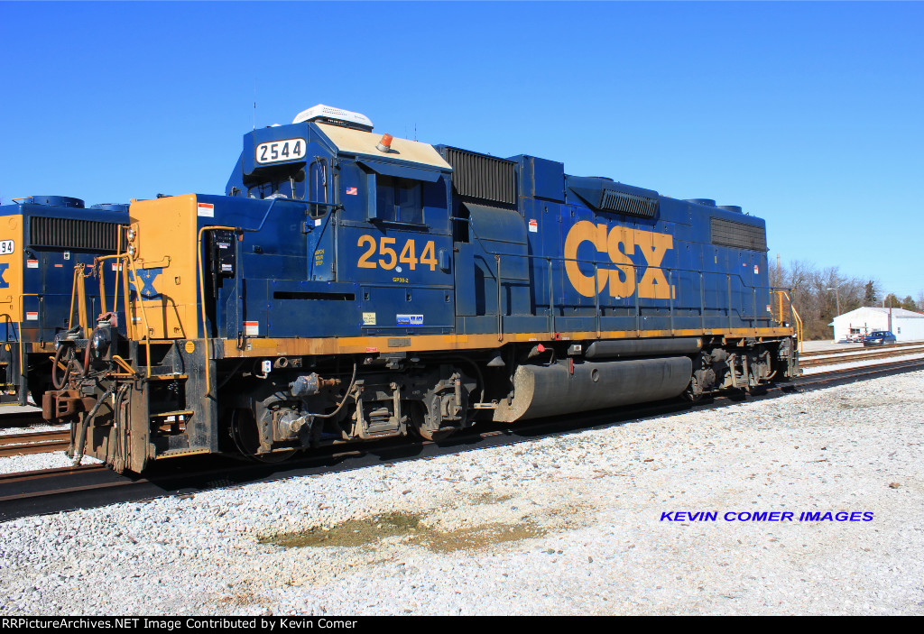 CSX GP38-2 2544!awaits assignment