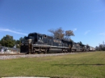 NS 8723 leads a trio of C40-8's