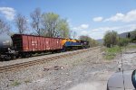 NS 8125 and 1071 head to yard